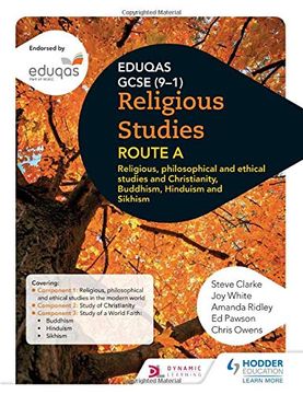 portada Eduqas Gcse (9-1) Religious Studies Route a: Religious, Philosophical and Ethical Studies and Christianity, Buddhism, Hinduism and Sikhism (Wjec Religious Education) 
