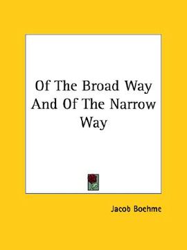 portada of the broad way and of the narrow way (en Inglés)