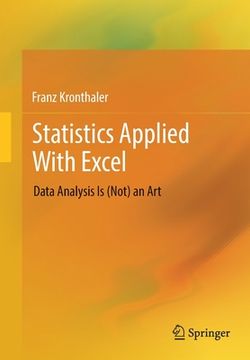 portada Statistics Applied with Excel: Data Analysis Is (Not) an Art (en Inglés)