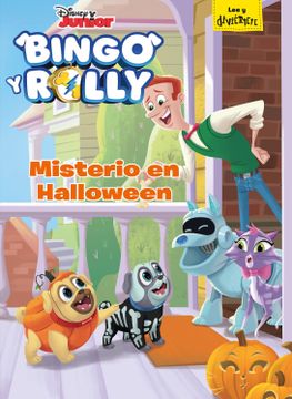 portada Bingo y Rolly. Misterio en Halloween: Cuento (Disney. Bingo y Rolly)