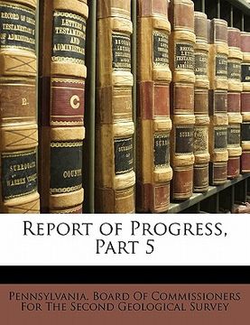 portada report of progress, part 5 (en Inglés)
