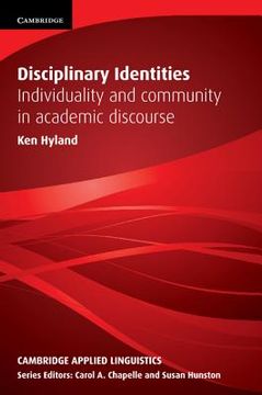 portada Disciplinary Identities (Cambridge Applied Linguistics) (in English)