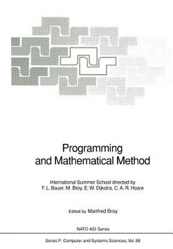 portada programming and mathematical method: international summer school (in English)