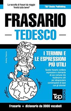 portada Frasario Italiano-Tedesco e Vocabolario Tematico da 3000 Vocaboli: 283 (Italian Collection) (en Italiano)