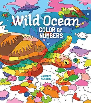 portada Wild Ocean Color by Numbers (Sirius Creative Color by Numbers) (en Inglés)
