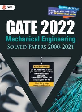 portada Gate 2022 Mechanical Engineering - Solved Papers (2000-2021) (in English)