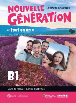 portada Nouvelle Generation b1 Livre+Cahier+Cd+Dvd (2º Bachillerato) (en Francés)