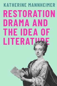 portada Restoration Drama and the Idea of Literature (en Inglés)