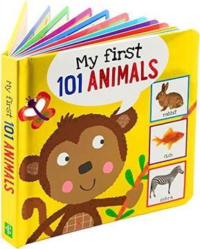 portada My First 101 Animals Padded Board Book (en Inglés)