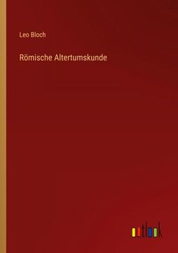 portada Römische Altertumskunde (in German)