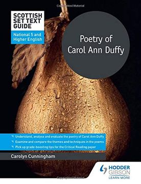 portada Scottish set Text Guide: Poetry of Carol ann Duffy for National 5 and Higher English (Scottish set Text Guides) (in English)