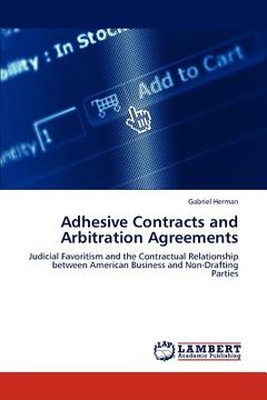 portada adhesive contracts and arbitration agreements (en Inglés)