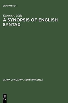 portada A Synopsis of English Syntax (Janua Linguarum, Series Practica: No. 19) (en Inglés)