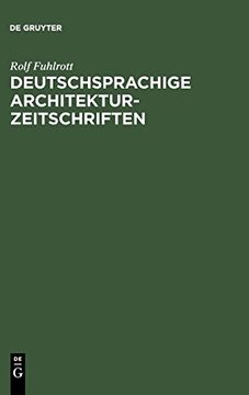 portada Deutschsprachige Architektur-Zeitschriften (in German)