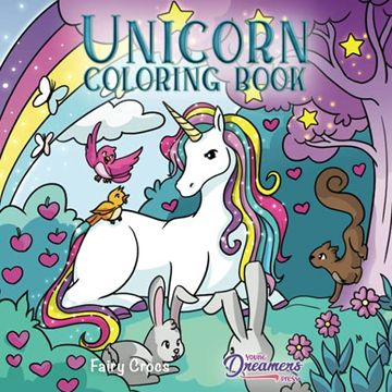 portada Unicorn Coloring Book: For Kids Ages 4-8 (Coloring Books for Kids) 