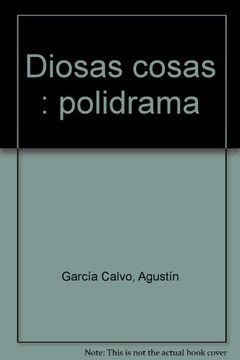 portada Diosas cosas. polidrama (in Spanish)
