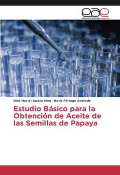 portada Estudio B�Sico Para la Obtenci�N de Aceite de las Semillas de Papaya