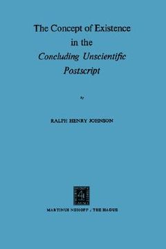 portada the concept of existence in the concluding unscientific postscript' (in English)