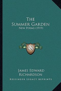 portada the summer garden the summer garden: new poems (1919)