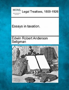 portada essays in taxation. (in English)