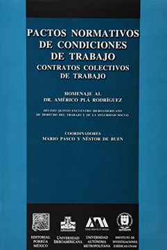 portada Pactos normativos de condiciones de trabajo (in Spanish)