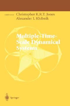 portada multiple-time-scale dynamical systems (en Inglés)