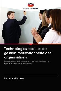 portada Technologies sociales de gestion motivationnelle des organisations (en Francés)