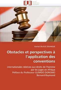 portada Obstacles Et Perspectives A L'Application Des Conventions