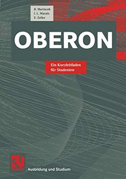 portada Oberon: Ein Kurzleitfaden für Studenten (in German)