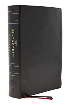 portada Nasb, Macarthur Study Bible, 2nd Edition, Genuine Leather, Black, Thumb Indexed, Comfort Print: Unleashing God'S Truth one Verse at a Time 