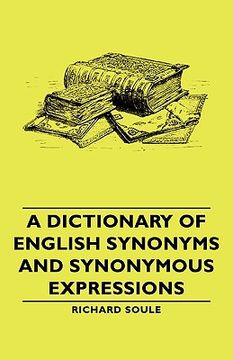 portada a dictionary of english synonyms and synonymous expressions (en Inglés)