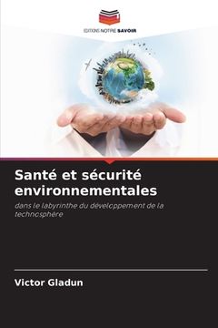 portada Santé et sécurité environnementales (en Francés)