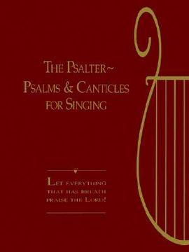 portada the psalter: songs and canticles for singing