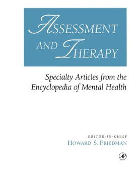 portada Assessment and Therapy: Specialty Articles From the Encyclopedia of Mental Health (in English)
