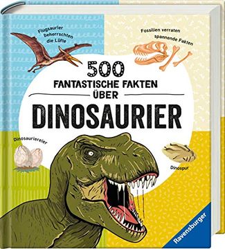 portada 500 Fantastische Fakten Über Dinosaurier (en Alemán)