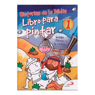 portada Historias de la Biblia 1. Libro Para Pintar (in Spanish)