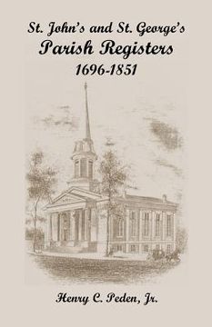 portada st. john's and st. george's parish registers, 1696-1851 (in English)