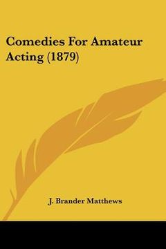 portada comedies for amateur acting (1879) (en Inglés)