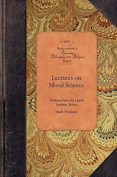 portada lectures on moral science (en Inglés)