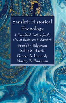portada Sanskrit Historical Phonology (en Inglés)