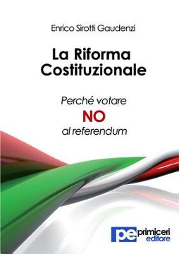 portada La riforma costituzionale. Perché votare no al referendum (in Italian)