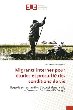 portada Migrants internes pour études et précarité des conditions de vie (in French)