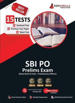 portada SBI PO Prelims Exam 2023: Probationary Officer (English Edition) - 8 Mock Tests and 6 Sectional Tests (1000 Solved Questions) with Free Access t (en Inglés)