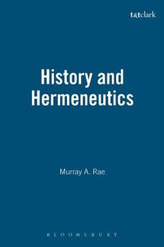 portada History and Hermeneutics (in English)