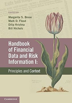 portada Handbook Of Financial Data And Risk Information I: Volume 1: Principles And Context (en Inglés)