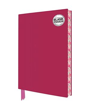portada Pink Blank Artisan Notebook (Flame Tree Journals) (Blank Artisan Notebooks) (in English)