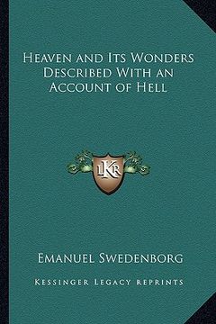 portada heaven and its wonders described with an account of hell (in English)