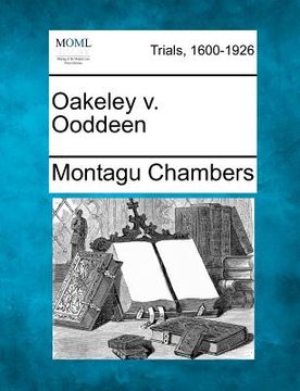 portada oakeley v. ooddeen (en Inglés)