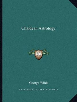 portada chaldean astrology (en Inglés)
