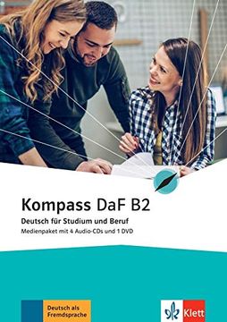portada Kompass b2 Medienpaket 4Cds + 1 Dvd: Medienpaket (4 Audio-Cds + Dvd) (en Alemán)